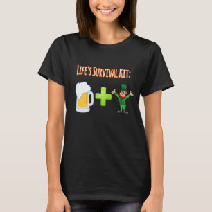 T-shirt Kit de survie Bière plus Leprechauns Design
