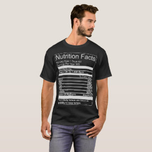 T-shirt Kit de tambour de faits de nutrition