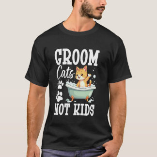 T-shirt Kit de toilettage pour chat Styliste pour chaton T