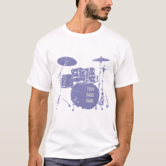 T-shirt Kit fait sur commande de tambour de bande