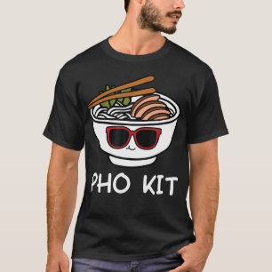 T-shirt Kit Pho Drôle Bol de Nouilles Pho Cuisine Asiatiqu