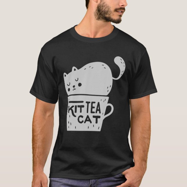 T-shirt Kit Tea Cat - Cats Tri-Blend (Devant)
