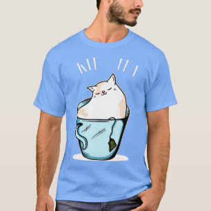 T-shirt Kit Tea Funny Amoureux des chats cadeau mignon Cha