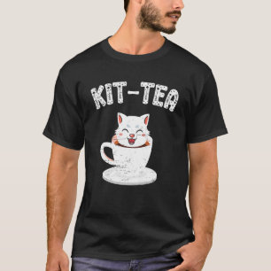 T-shirt Kit Thé Chat Chaud Chat Propriétaire Chat Kitten
