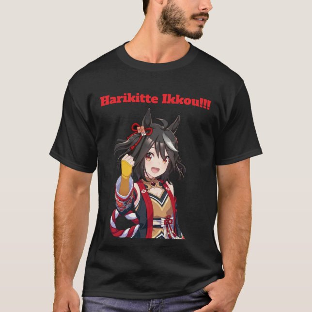 T-shirt Kitasan Black Uma Musume. (Devant)