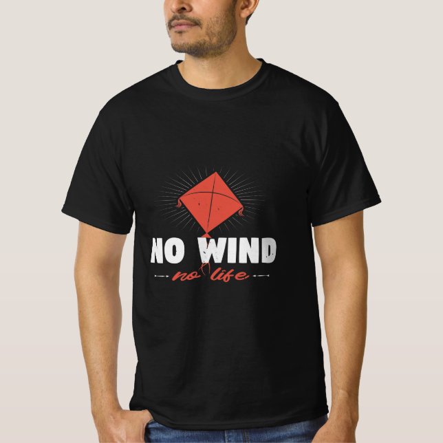 T-shirt Kite Flying Hobby Kites Flyer Cadeau (Devant)