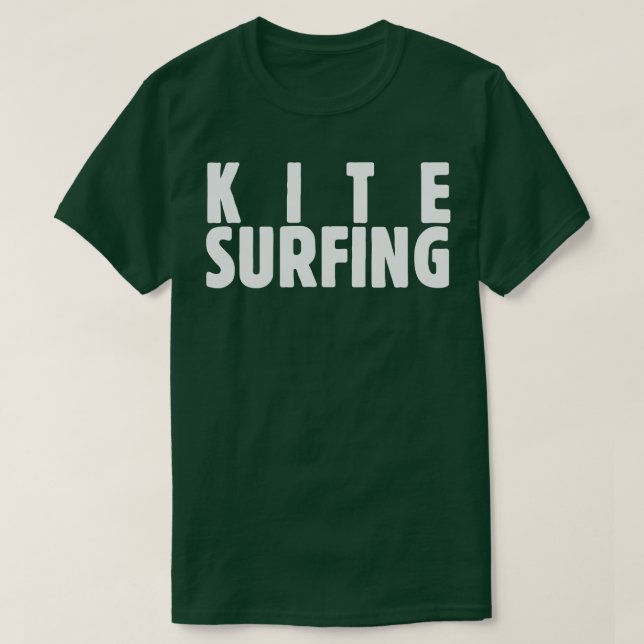 T-shirt Kite Surfing blanc (Design devant)