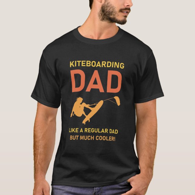 T-shirt Kiteboard papa - Kitesurf, Wind Kiteboarder (Devant)