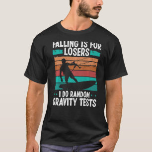 T-shirt Kiteboarder Vintage Random Gravity Tests Funny Kit