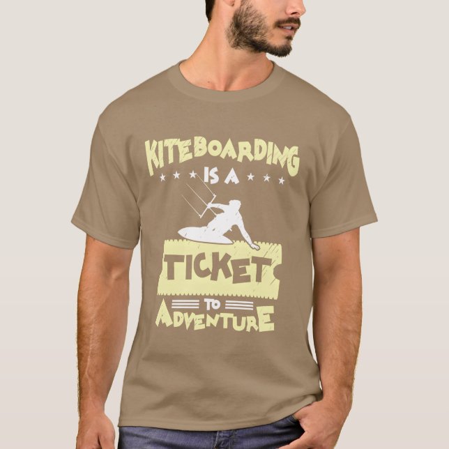 T-shirt Kiteboarding Adventure Water Sport Enthusiast boy (Devant)