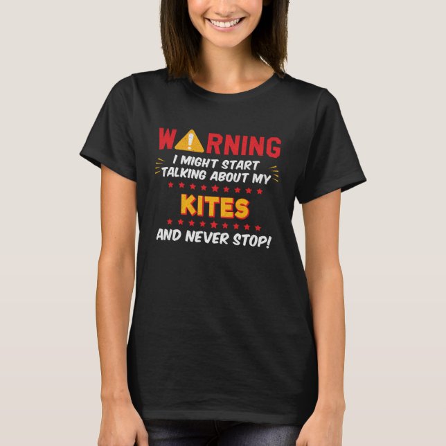 T-shirt Kites Joke Graphic (Devant)