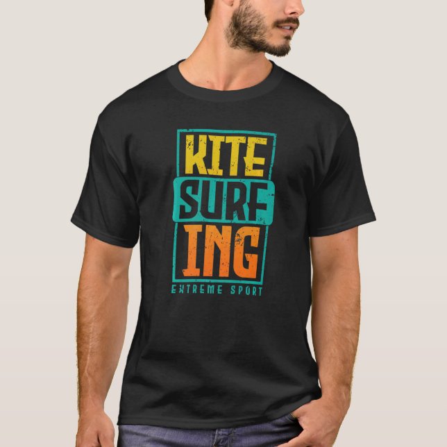 T-shirt Kitesurf Extrême Sport (Devant)