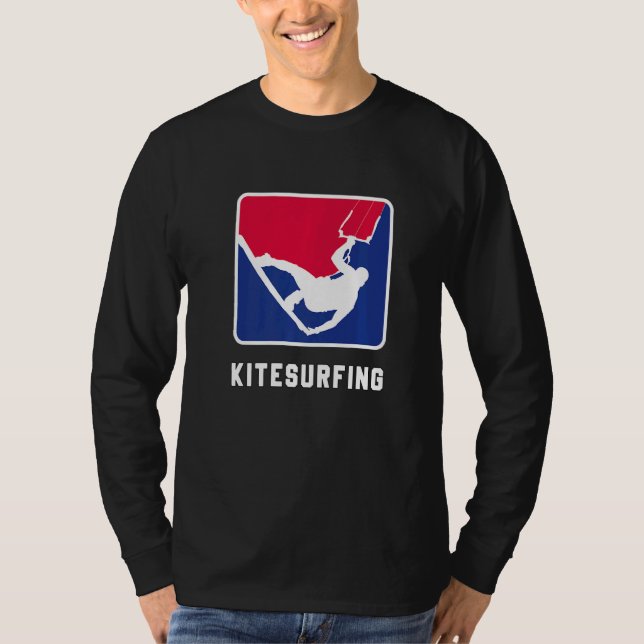 T-shirt Kitesurf Kite Surfer Kiteboarding Windsurf W (Devant)