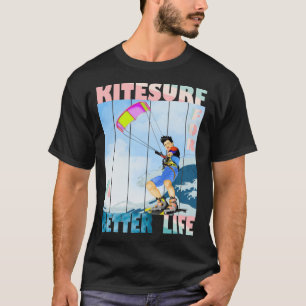T-shirt kitesurf pour une vie meilleure