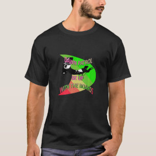 T-shirt Kitesurfer Action Sport extrême rose vert rose
