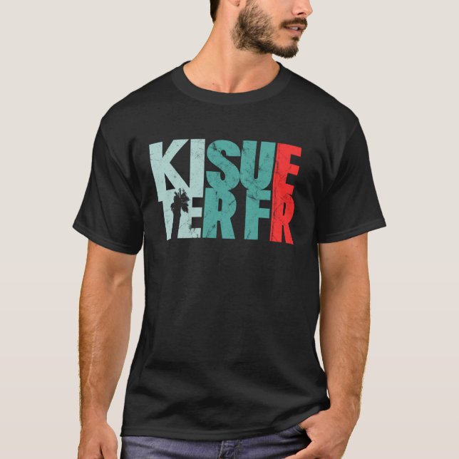 T-shirt Kitesurfer Retro  Kitesurfing & Kiteboarding (Devant)
