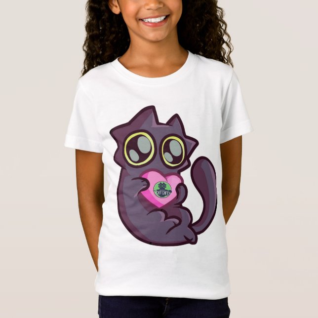 T-Shirt KitKat vous aime - Le café des chats d'Alaska (Devant)