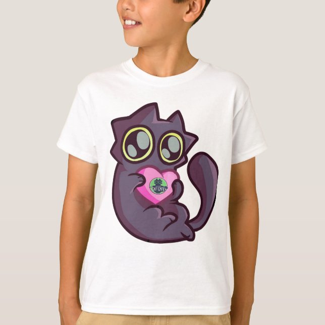 T-shirt KitKat vous aime - Le café des chats d'Alaska (Devant)