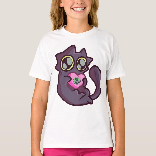 T-shirt KitKat vous aime - Le café des chats d'Alaska (Devant)
