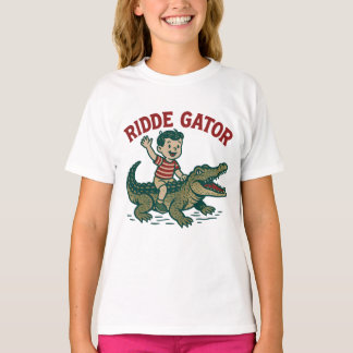 T-shirt Kitsch Vintage Floride Ridde Gator | Filles Rétro
