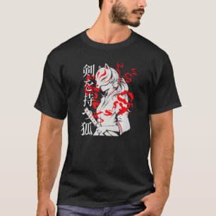 T-shirt Kitsune Fox Spirit Animal Inari Fox