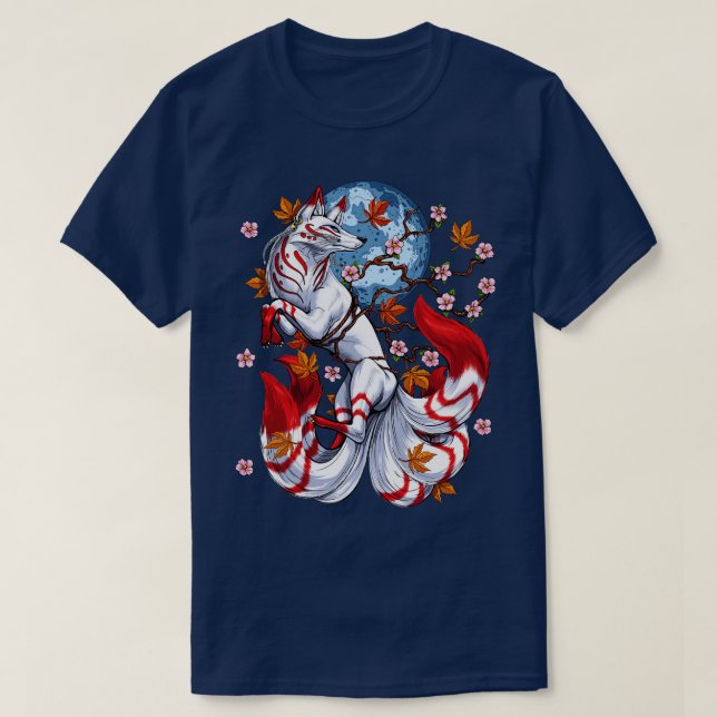 T-shirt Kitsune japanese Fox (Design devant)