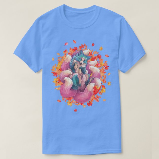 T-shirt Kitsune Pour un Japonais Neuf Quitter Pour un Kits (Design devant)