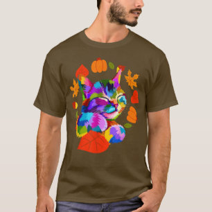 T-shirt Kitten Cadeaux d'art coloré pour les Amoureux de l