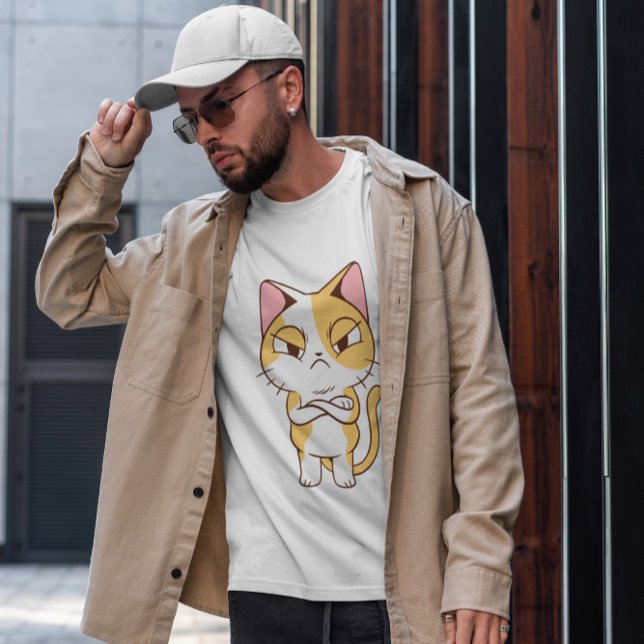 T-shirt Kitten en colère (Créateur téléchargé)