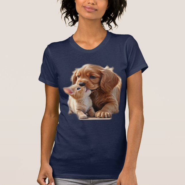 T-shirt Kitten et Puppy (Devant)