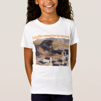 T-Shirt Kitten Jouer aux échecs