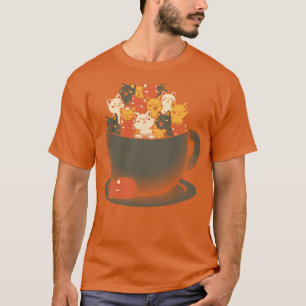 T-shirt Kitten Latte Overflow Chat par Tobe Fonseca