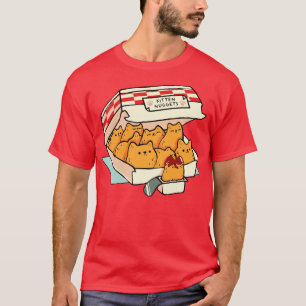 T-shirt Kitten Nuggets Fast Food Chat par Tobe Fonseca