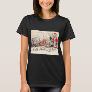 T-shirt Kittens et Santa Cat, Louis Wain