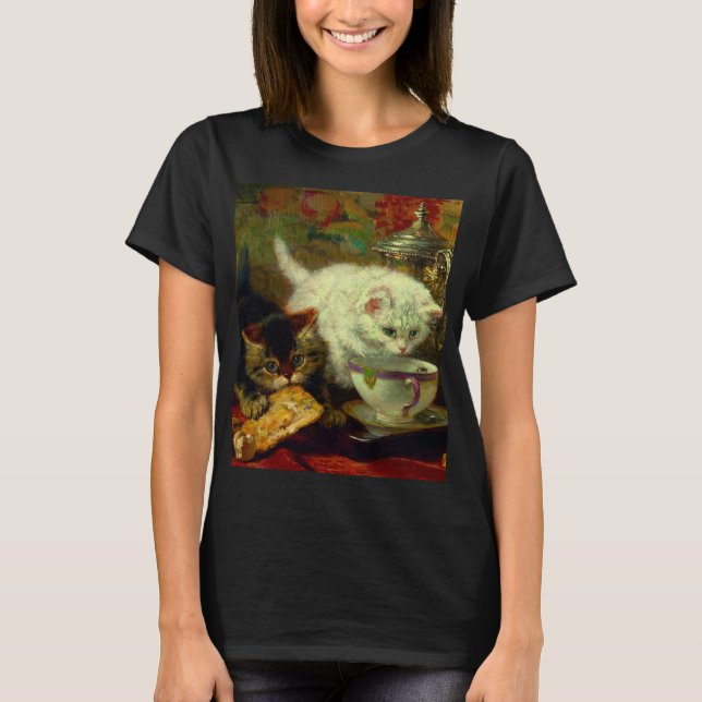 T-shirt Kittens Tea Party (Devant)