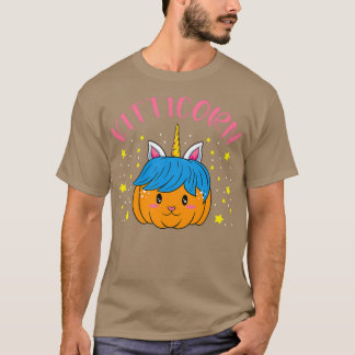 T-shirt Kitticorn Unicorn Chat Happy Halloween Éffrayant e