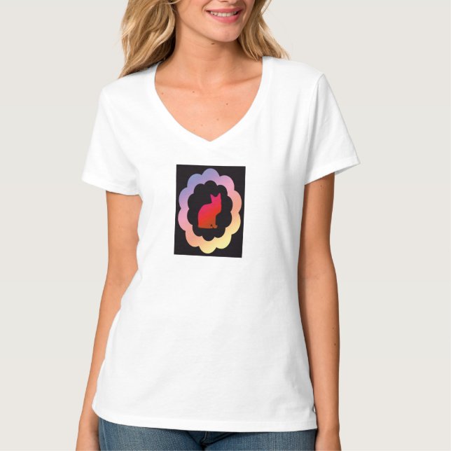 T-shirt Kitty à paille - (Devant)