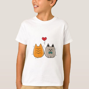T-shirt Kitty Chan dans l'amour
