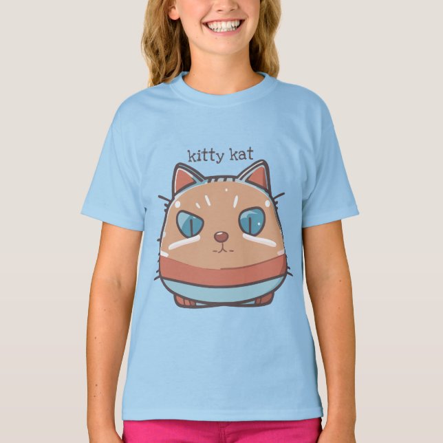 T-shirt Kitty Chat Faced (Devant)