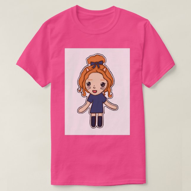 T-shirt Kitty chat fille (Design devant)