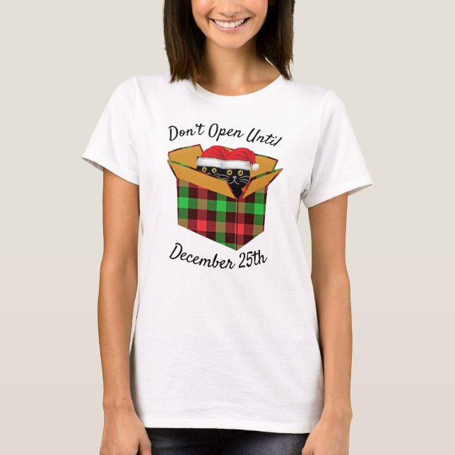 T-shirt Kitty Chat Noël (Devant)