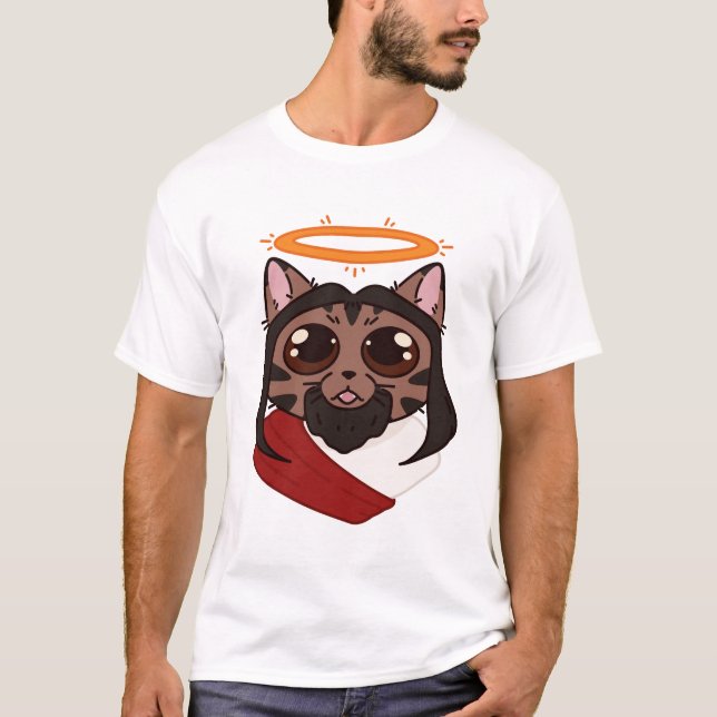 T-shirt Kitty Christ (Devant)