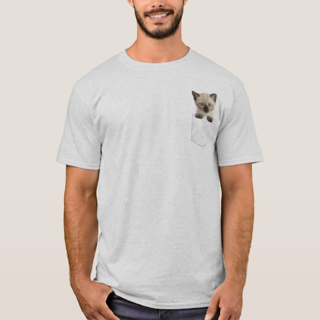 T-shirt Kitty dans votre poche (Devant)