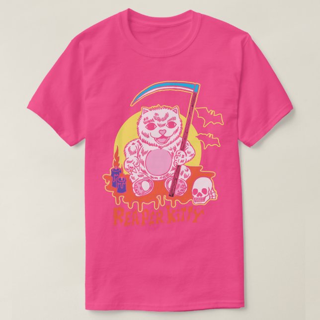 T-shirt Kitty de la Faucheuse par Tobe Fonseca (Design devant)