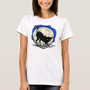 T-shirt Kitty et la Pleine lune