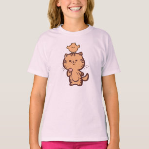 T-shirt Kitty et Little poulet