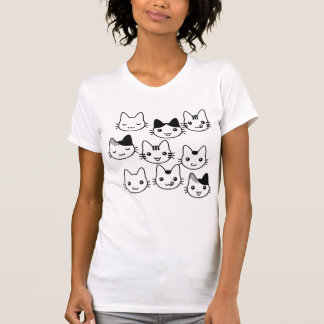 T-shirt Kitty fait face partout ! ! !