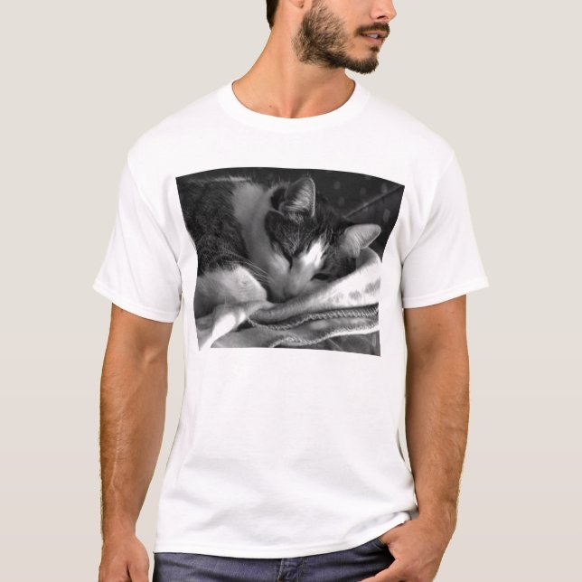 T-shirt Kitty. fatigué (Devant)