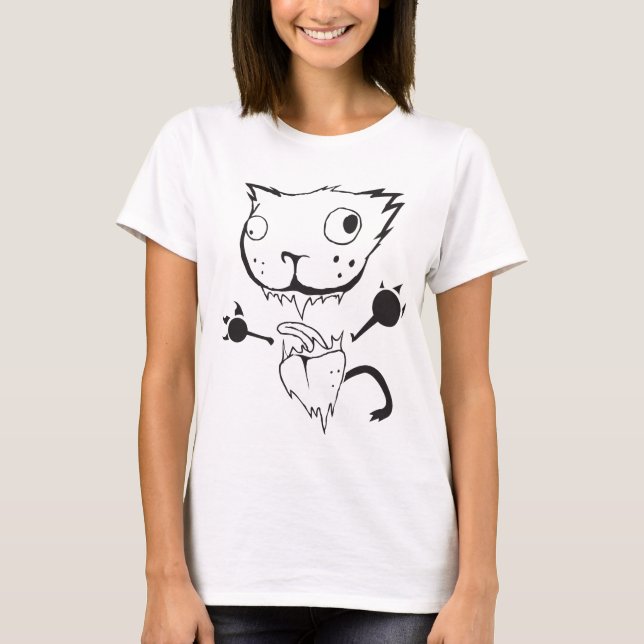 T-SHIRT KITTY FOU (Devant)