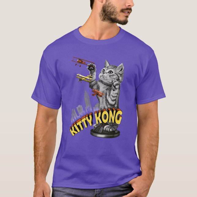 T-shirt Kitty Kong rétro (Devant)